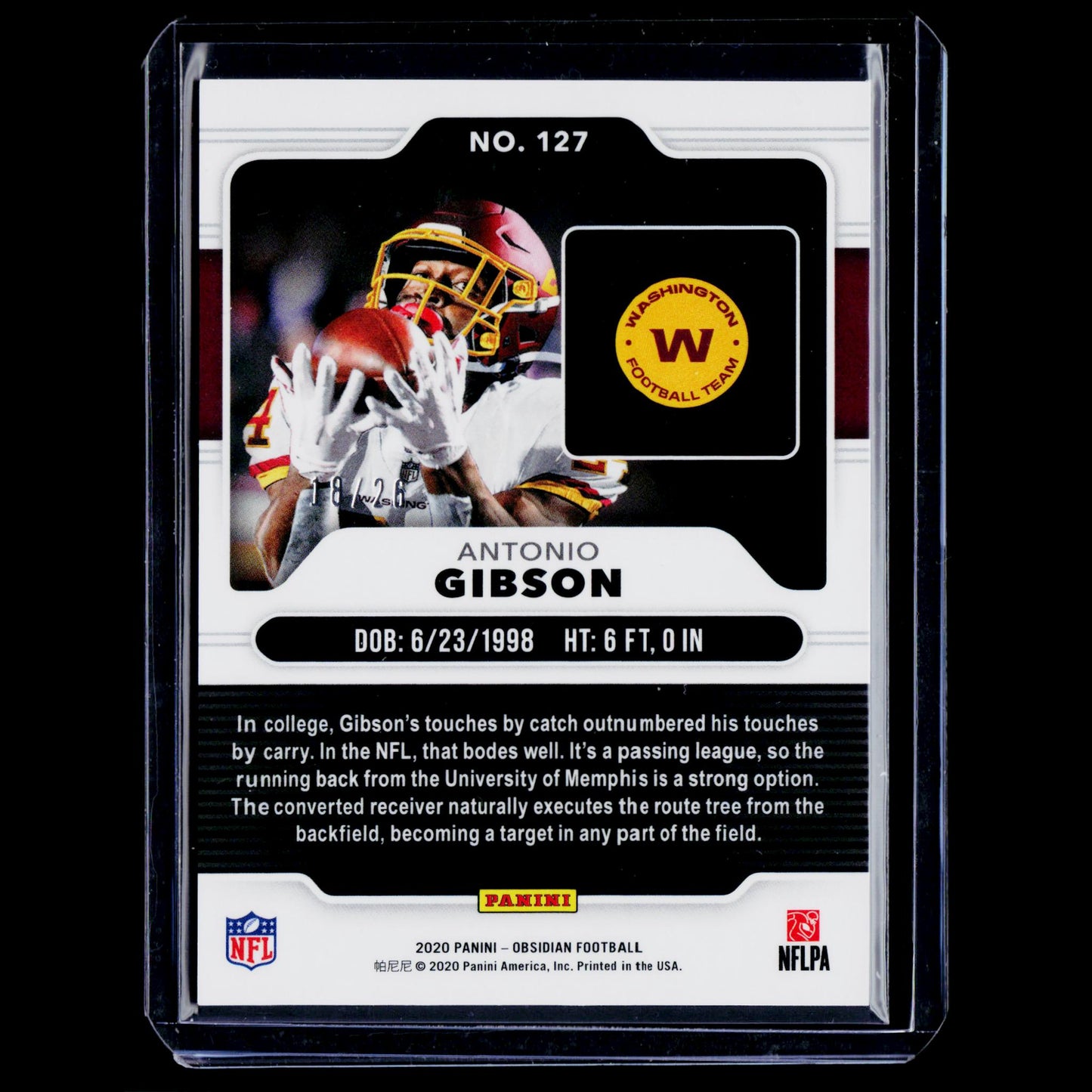 Antonio Gibson - Electric Etch Red Flood /26 - Obsidian 2020