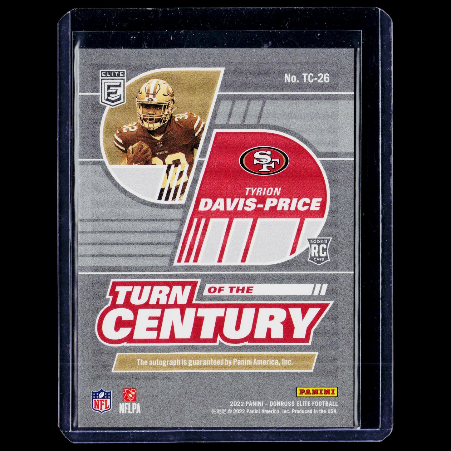 Tyrion Davis-Price - Turn of the Century Autograf /199 - Elite 2022