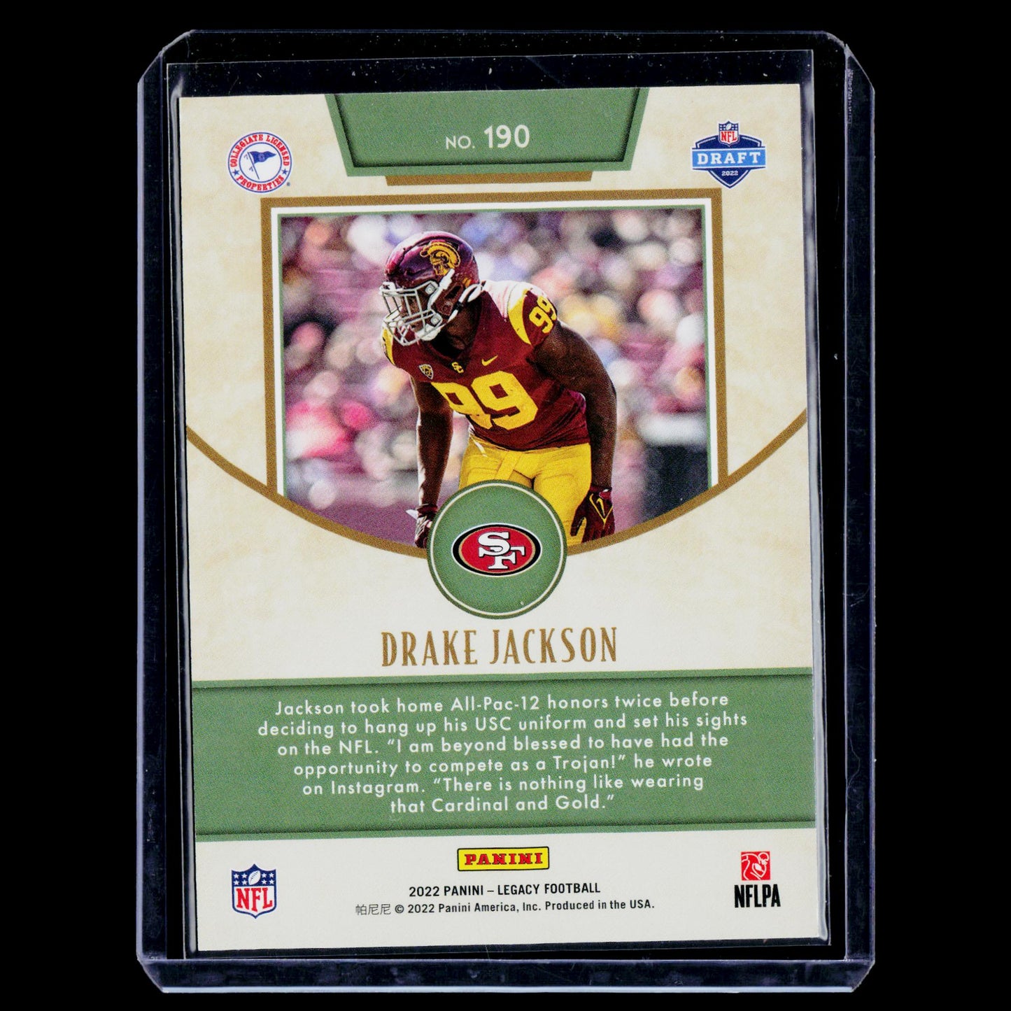 Drake Jackson - Rookie /199 - Legacy 2022
