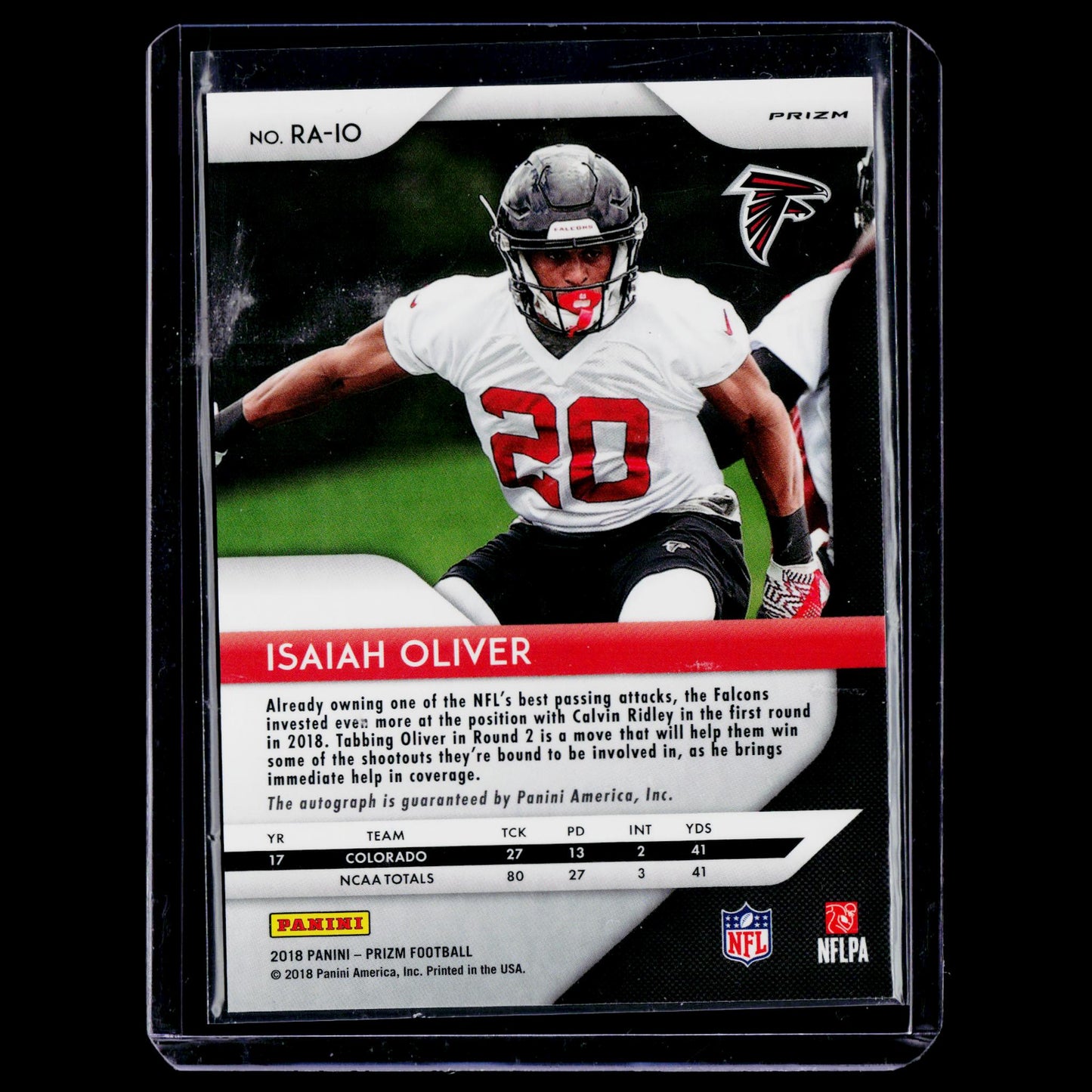 Isaiah Oliver - Silver Prizm Autograf - Prizm 2018