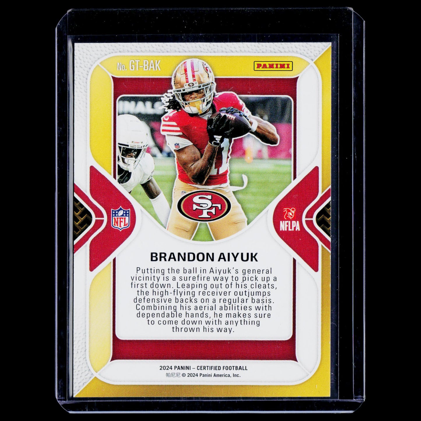Brandon Aiyuk - Gold Team /99 - Certified 2024