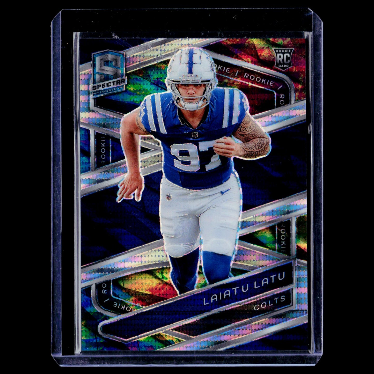 Laiatu Latu - Celestial Prizm Rookie /99 - Spectra 2024