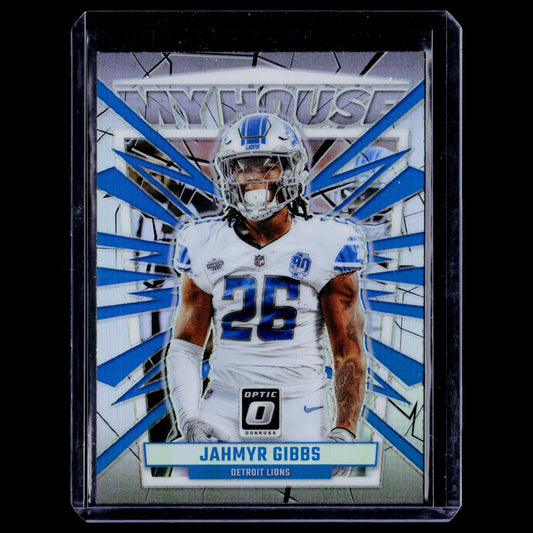Jahmyr Gibbs - My House - Donruss Optic 2023