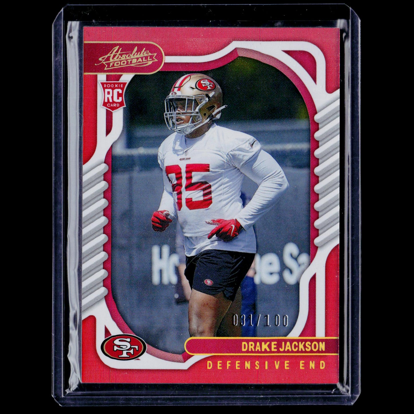 Drake Jackson - Spectrum Red Rookie /100 - Absolute 2022