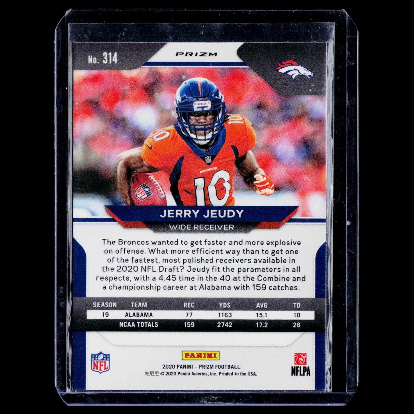 Jerry Jeudy - Prizm Silver Rookie - Prizm 2020