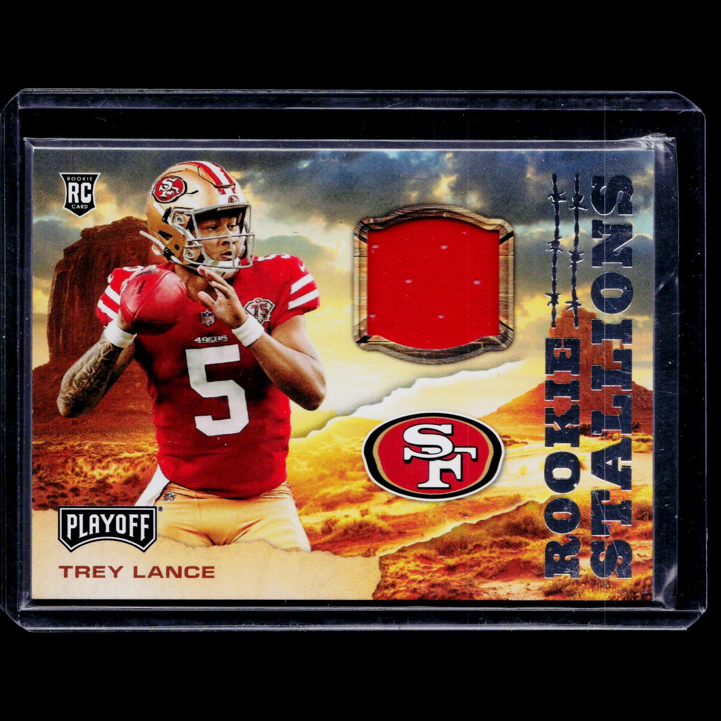Trey Lance - Rookie Stallions Patch - Playoff 2021
