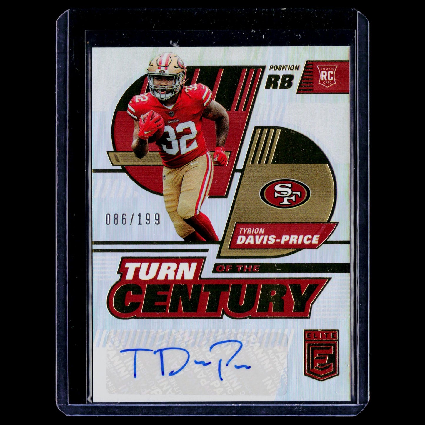 Tyrion Davis-Price - Turn of the Century Autograf /199 - Elite 2022