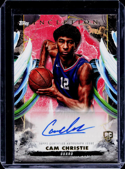 Cam Christie - Rookie Autograph /75 - Topps Inception 2025
