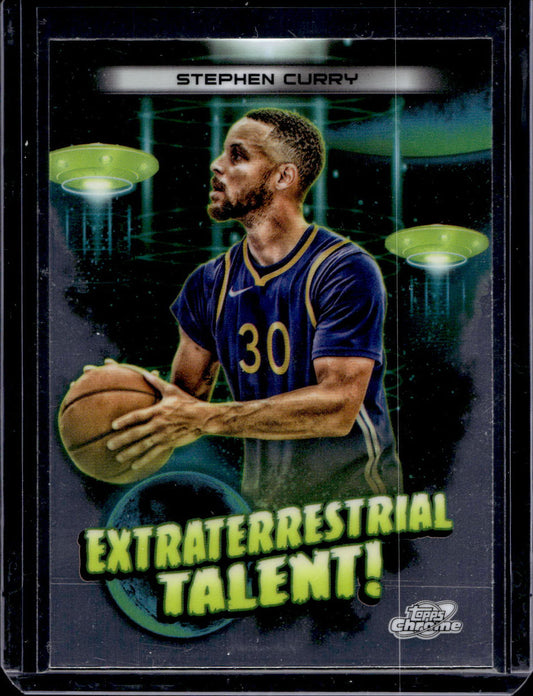 Stephen Curry - Extraterrestial Talent - Topps Chrome 2024
