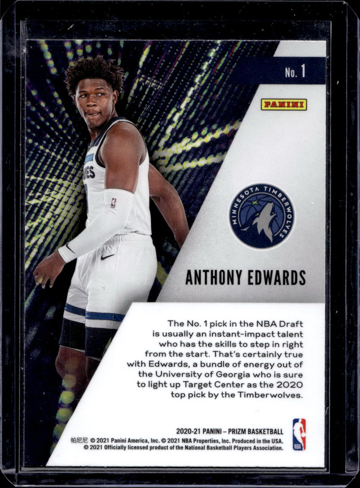 Anthony Edwards - Instant Impact - Prizm 20/21
