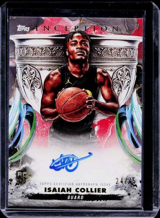 Isaiah Collier - Grail Chasing Autograph /75 - Inception 2025