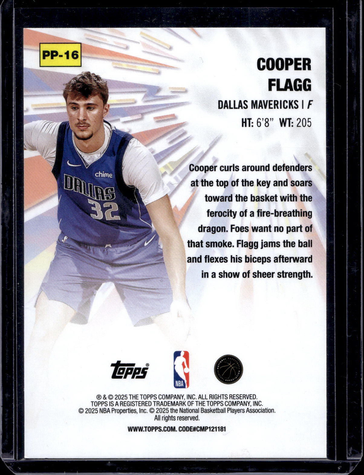 Cooper Flagg - Power Players - Topps 2025